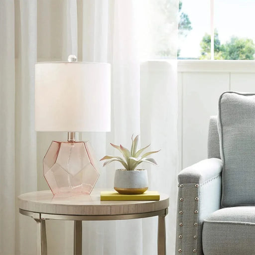 Bella Geometric Glass Table Lamp Default -DTYStore