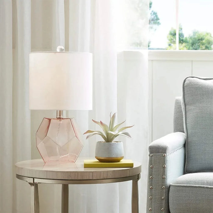 Bella Geometric Glass Table Lamp Default -DTYStore