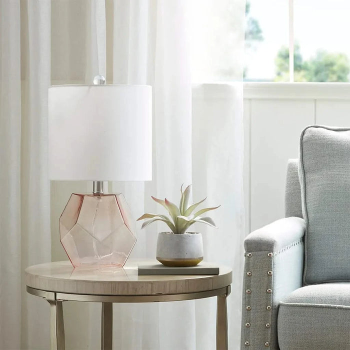 Bella Geometric Glass Table Lamp Default -DTYStore
