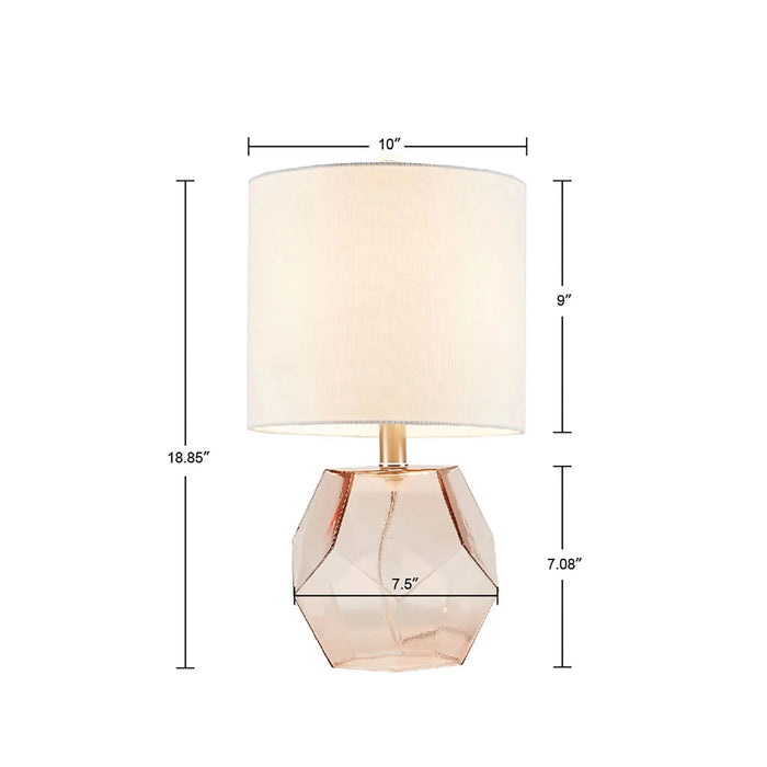 Bella Geometric Glass Table Lamp Default -DTYStore