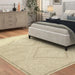 Benzara Beige and White Viscose Area Rug 8x10 Default -DTYStore