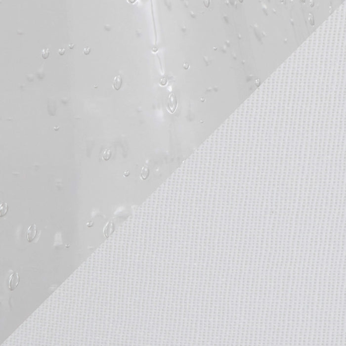 Bishop 24' Contemporary Glass Table Lamp in Clear Seeded Glass, Brushed Nickel and White Linen Shade from Grandview Gallery by LumiSource - Set of 2 Default -DTYStore