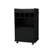 Black 1-Door Bar Cart Default -DTYStore