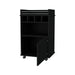Black 1-Door Bar Cart Default -DTYStore