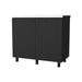 Black 2 Utility Sink and Cabinet Default -DTYStore