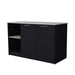 Black and Onyx Double Door Cabinets Kitchen Island Default -DTYStore