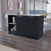 Black and Onyx Double Door Cabinets Kitchen Island Default -DTYStore