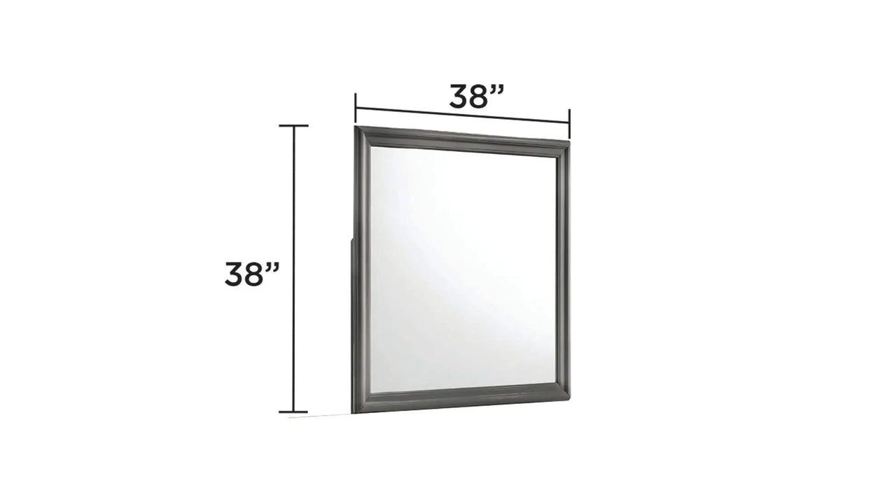 Blaze Upholstered Modern Style 4 Pc Twin Bedroom Set with LED Headboard Made with Wood in Metallic Gray(CA WAREHOUSE) Default -DTYStore