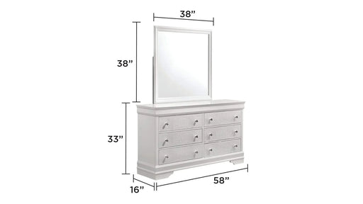 Blaze Upholstered Modern Style 4 Pc Twin Bedroom Set with LED Headboard Made with Wood in White(CA WAREHOUSE) Default -DTYStore