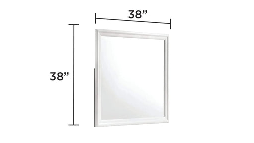 Blaze Upholstered Modern Style 5 Pc Queen Bedroom Set with LED Headboard Made with Wood in White(CA WAREHOUSE) Default -DTYStore