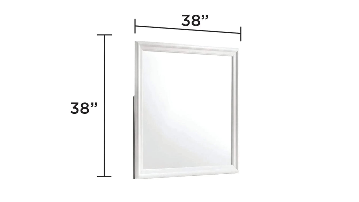 Blaze Upholstered Modern Style 5 Pc Twin Bedroom Set with LED Headboard Made with Wood in White Default -DTYStore