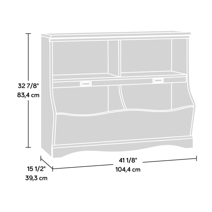 Bookcase/Footboard, White finish Default -DTYStore
