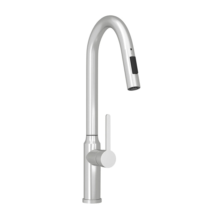 Bothwa Home 18.83' CUPC Certified Pull-down Kitchen Faucet (Brushed Nickel Finish)- DTY Store