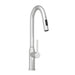 Bothwa Home 18.83' CUPC Certified Pull-down Kitchen Faucet (Brushed Nickel Finish)- DTY Store