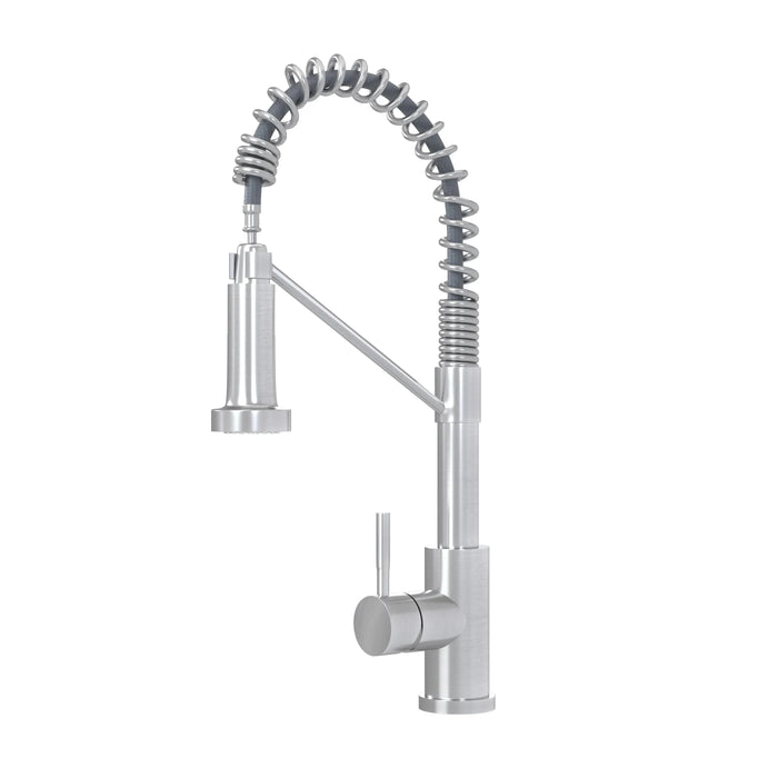 Bothwa Home CUPC Certified 19' Single Handle Kitchen Faucet (Brushed Nickel Finish) - DTY Store