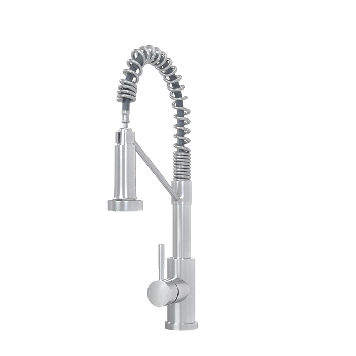Bothwa Home CUPC Certified 19' Single Handle Kitchen Faucet (Brushed Nickel Finish) - DTY Store