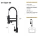 Bothwa Home CUPC Certified 19' Single Handle Kitchen Faucet (Matt Black Finish) - DTY Store
