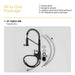 Bothwa Home CUPC Certified 19' Single Handle Kitchen Faucet (Matt Black Finish) - DTY Store