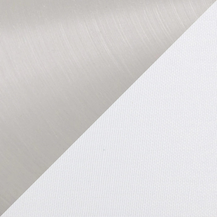 Bounty 62' Contemporary Metal Floor Lamp in Brushed Nickel with White Textured Linen Shade from Grandview Gallery by LumiSource Default -DTYStore