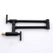 Brass Pot Filler,Wall Mount Commercial Pot Filler Faucet,Brass Copper Material Kitchen Folding Faucet,Coffee Machine Faucet with Stretchable Double Joint Swing Arms,Style A,Black ened Kitchen, Kitchen Faucets, Kitchen Faucets & Plumbing, searchfilter_Kitchen| DTY Store