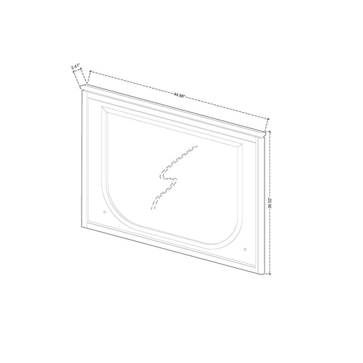 Brenda Grey 5PC King Bedroom Set with LED Lighting, White Upholstery, Wood Frame Default -DTYStore