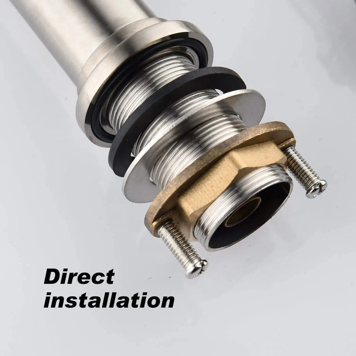 Bridge Kitchen Faucet with Pull-Down Sprayhead in Spot Default -DTYStore