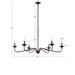 Brighton 6-Light Farmhouse Metal Chandelier Default -DTYStore