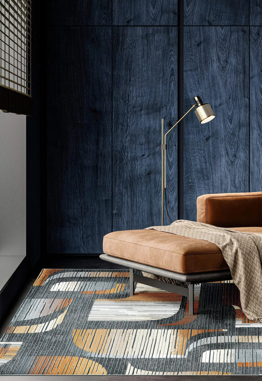 Brio Brixton Multi Color Polyester Blend Machine Woven Area Rug Default -DTYStore