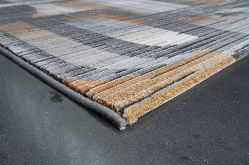 Brio Brixton Multi Color Polyester Blend Machine Woven Area Rug Default -DTYStore