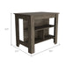 Brooklyn Kitchen Island, Three Concealed Shelves Default -DTYStore
