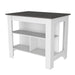 Brooklyn Kitchen Island, Three Concealed Shelves Default -DTYStore