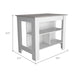 Brooklyn Kitchen Island, Three Concealed Shelves Default -DTYStore