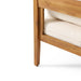 Brooklyn Sofa Set - Rounded Tuxedo Design Teak Beige Acacia Wood Outdoor Furniture Default -DTYStore