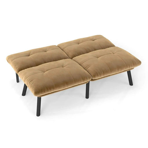 Brown Convertible Folding Modern sofa Bed Default -DTYStore