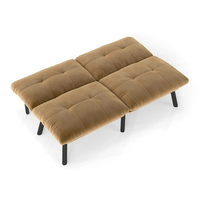 Brown Convertible Folding Modern sofa Bed Default -DTYStore