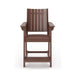 Brown Modern Counter Chair – Sleek HDPE Poly Lumber for Dining, Patio, and Garden Comfort Default -DTYStore
