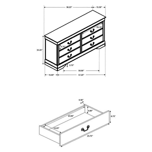 Bruno Cappuccino 4-piece Eastern King Bedroom Set Default -DTYStore