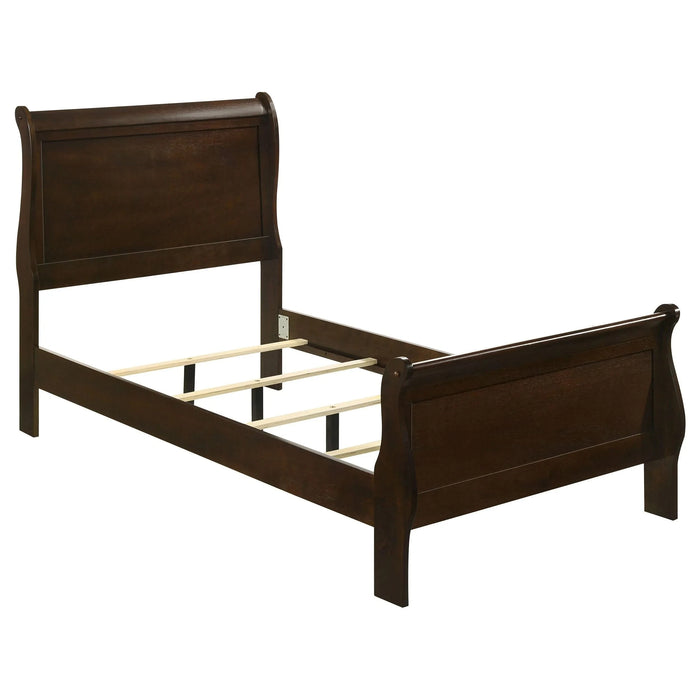 Bruno Cappuccino 4-piece Twin Bedroom Set Default -DTYStore