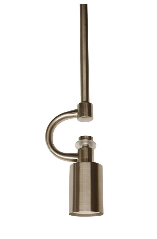 Brushed Nickel Color Pendant Light Fixture for 1 Lights, Vintage Ceiling Hanging Light Fixture with Fabric Cord for Home Lightning Default -DTYStore