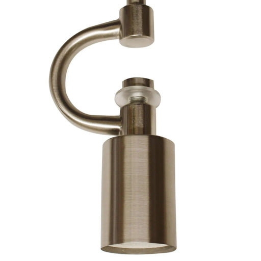 Brushed Nickel Color Pendant Light Fixture for 1 Lights, Vintage Ceiling Hanging Light Fixture with Fabric Cord for Home Lightning Default -DTYStore