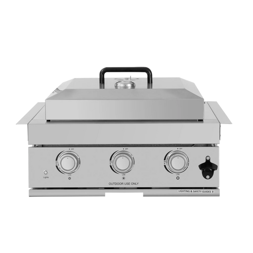 Built-in Outdoor Kitchen 32 inch LPG Gas Grill 60000 BTU Stainless Steel Four burners Grill with Infrared Rear Bunrer and Door and Drawer Combo and Drop in Stainless Steel 304# Sink with BBQ Tool Set-DTYStore