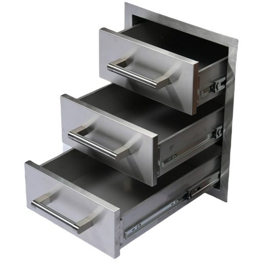 Built-in Outdoor Kitchen 32 inch LPG Gas Grill 60000 BTU Stainless Steel Four burners Grill with Infrared Rear Bunrer and Door and Drawer Combo and Drop in Stainless Steel ICE BOX with BBQ Tool Set Default -DTYStore