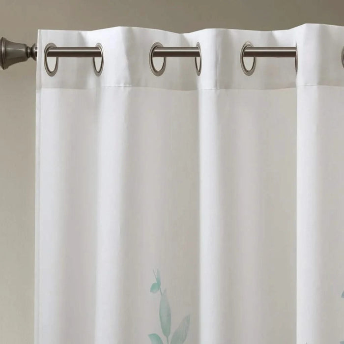 Burnout Printed Curtain Panel(Only 1 Pc Panel) Default -DTYStore