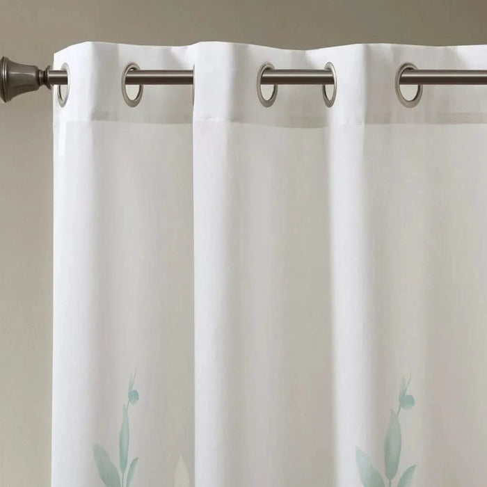 Burnout Printed Curtain Panel(Only 1 Pc Panel) Default -DTYStore