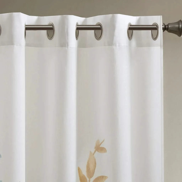 Burnout Printed Curtain Panel(Only 1 Pc Panel) Default -DTYStore