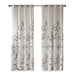 Burnout Printed Curtain Panel Default -DTYStore