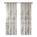 Burnout Printed Curtain Panel Pair(2 Pcs Window Panels) Default -DTYStore