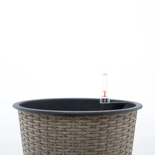 CATLEZA Round Wicker Planter -DTYStore