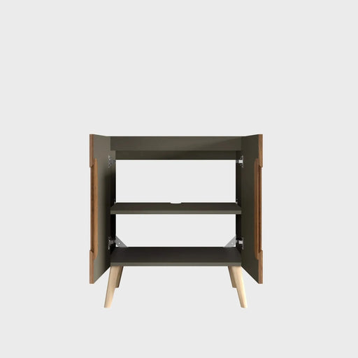 CC0430F305 Etna 30' Striped Walnut Bathroom Vanity WITHOUT Sink, Freestanding Bathroom Cabinet for Modern Bathroom Default -DTYStore