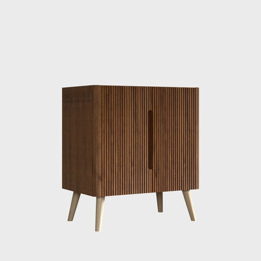 CC0430F305 Etna 30' Striped Walnut Bathroom Vanity WITHOUT Sink, Freestanding Bathroom Cabinet for Modern Bathroom Default -DTYStore